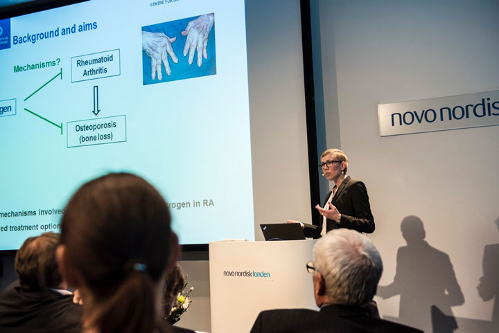 Bilden togs av fotograf Jesper Ludvigsen vid Novo Nordisk award celebration.