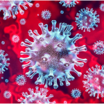 Illustration av coronavirus