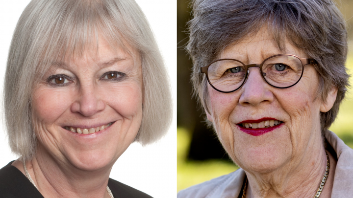 Porträttbild på Annika Rosengren (foto: Cecilia Hedström) och på Agnes Wold (foto: Johan Wingborg)